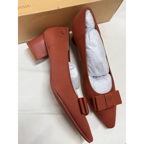VIVAIA‎ Pointed-Toe Bow Heels size EU/40 US/9 - Picture 4 of 8